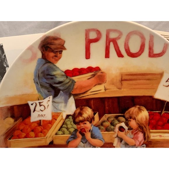 1985 Knowles Plate - Fringe Benefits - Friends I Remember - Jeanne Down - 8.5" - Picture 4 of 9